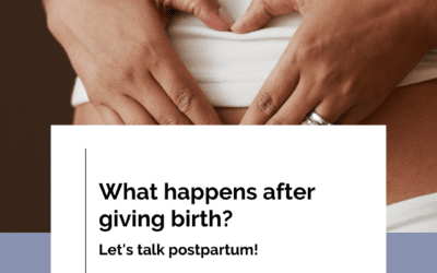 What happens after giving birth?
